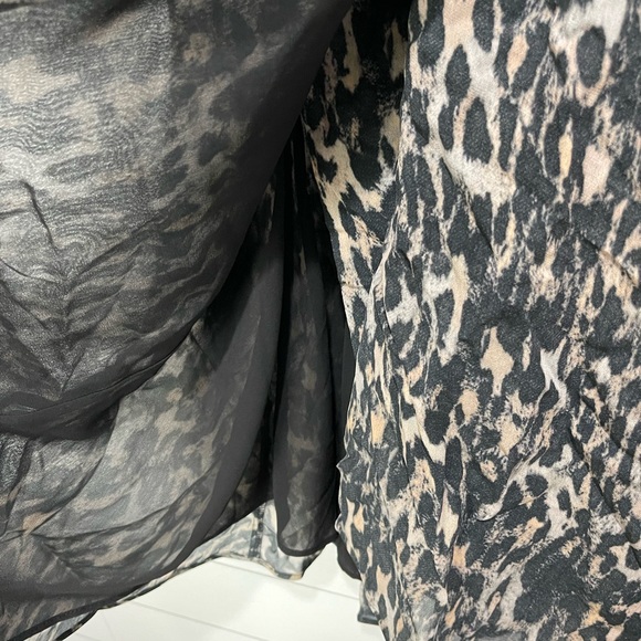 Allsaints Claria Animal Print Dress Size Small - Picture 15 of 16